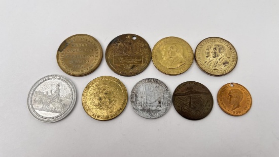 Collection Of US Tokens & Medals