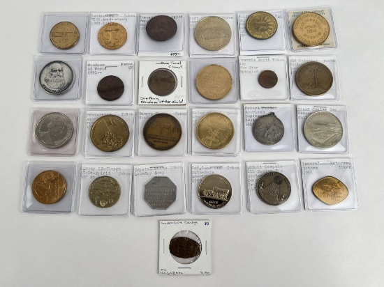 Collection Of Tokens And Medals