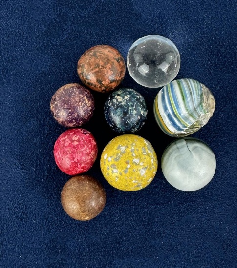 Collection of Antique Marbles