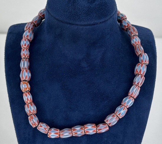Native American Indian Trade Beads Chevron