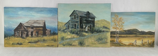 Morrow Original Oil On Canvas Paintings