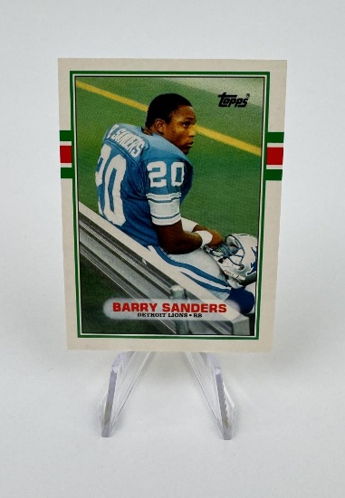 1989 Topps Barry Sanders 83T Football Rookie Card