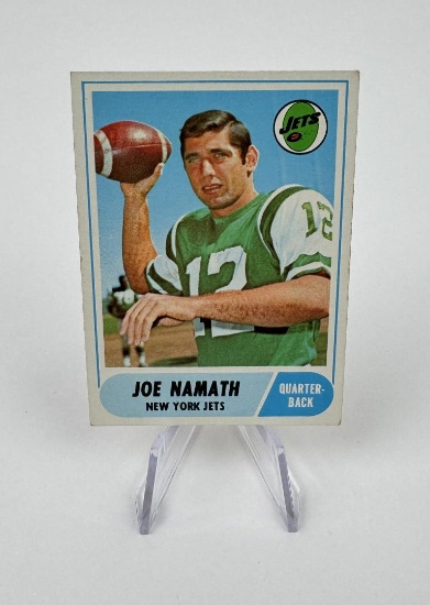 1968 Topps Joe Namath 65 NFL Football Card