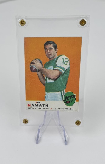 1969 Topps Joe Namath 100 NFL Football Card