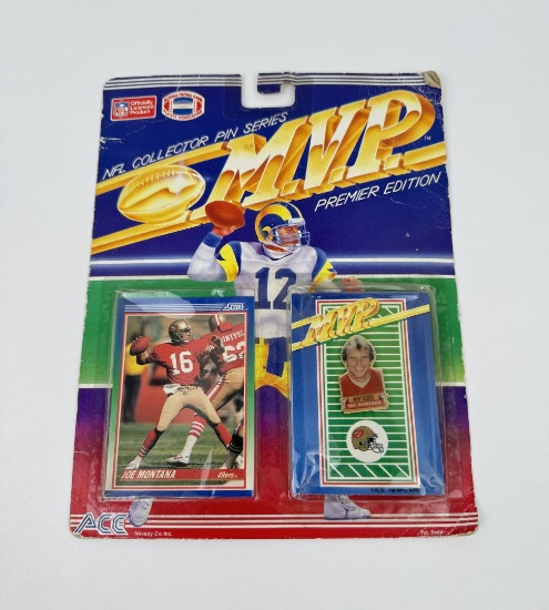 1990 Joe Montana NFL Football Collector Pin