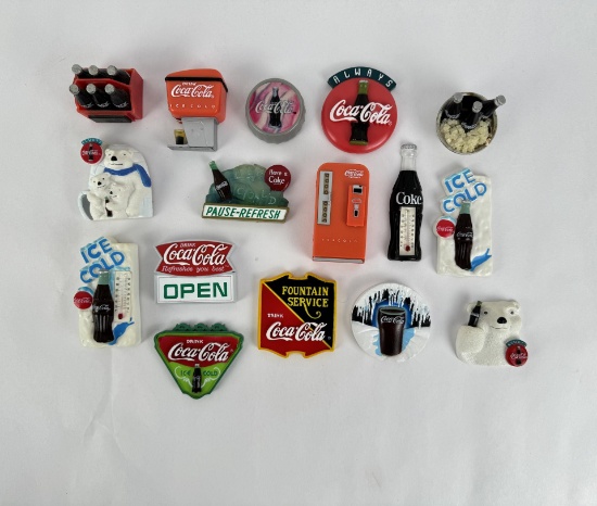 Collection Of Coca Cola Magnets