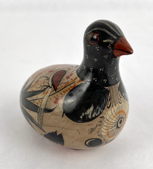 Mexico Tonala Folk Art Pottery Bird
