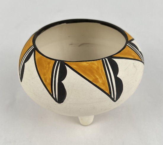 Acoma Pueblo Indian Polychrome Pot