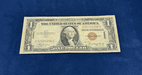 1935a $1 Hawaii Silver Certificate