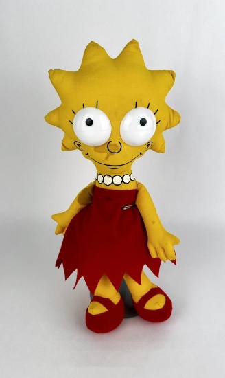 1990 Lisa Simpson Plush Toy