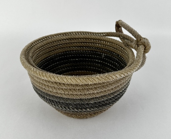 Wyoming Made Cowboy Lariat Rope Basket