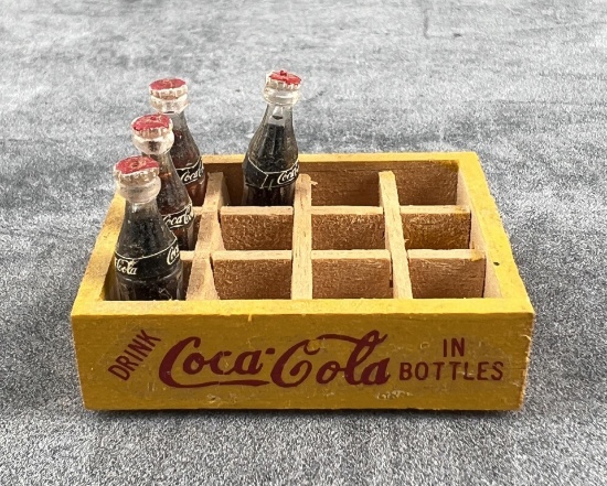 Antique Coca Cola Mini Bottles