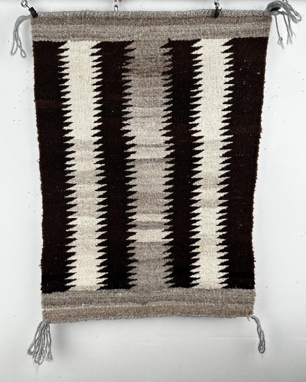 Navajo Indian Eye Dazzler Blanket Rug
