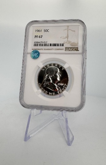 1961 Franklin Silver Half Dollar PF67 NGC