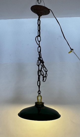 Industrial Goodrich Electric Hanging Lamp