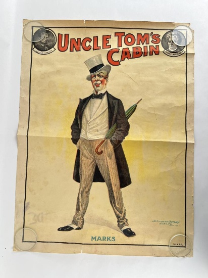 Antique Uncle Tom's Cabin Theatrical Poster