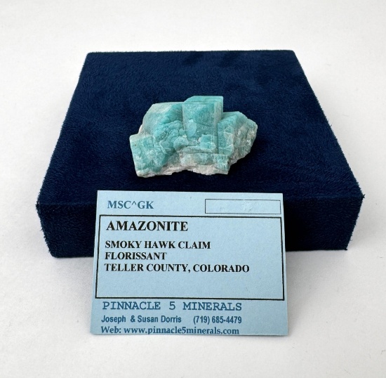 Amazonite Crystal Specimen Teller County Colorado