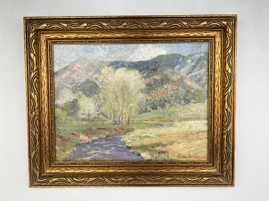Sheldon Parsons New Mexico Oil on Canvas Painting