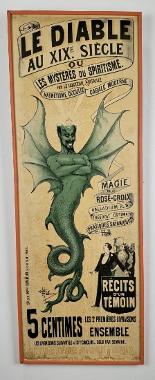 Le Diable Devil Occult Cabala Satanism Poster