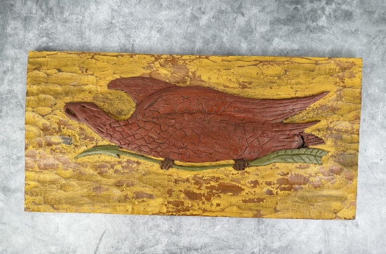 Antique American Folk Art Carved Eagle