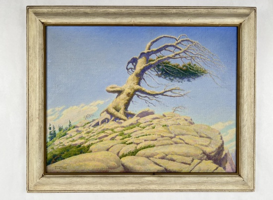 Raymond Entorf Huelster Yosemite Park Oil Painting