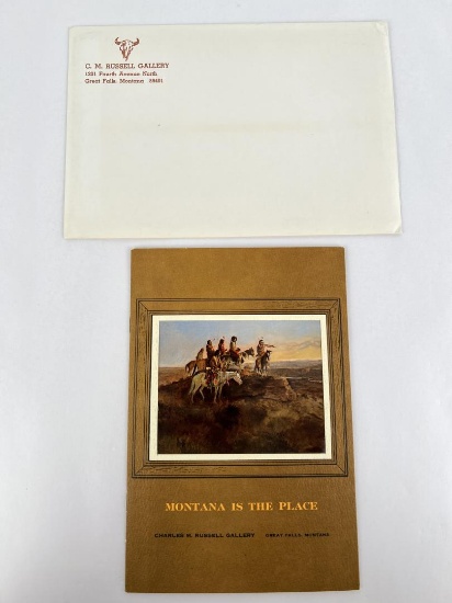 Montana is the Place Charles M Russell Booklet