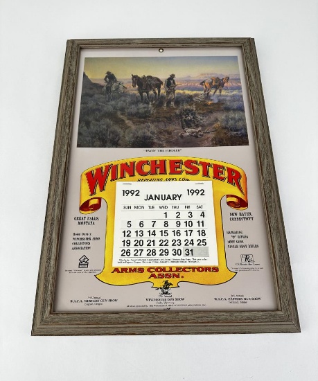 1992 Winchester Repeating Arms Co Calendar