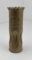 WW2 75mm Fluted Trench Art Shell Vase