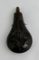 Antique Civil War Era Brass Powder Flask
