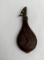 Antique Civil War Era Leather Shot Flask Bag