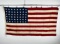 WW2 48 Star US American Flag Battle Carried