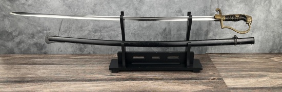 WW2 German Officers Dress Sword Lion Head
