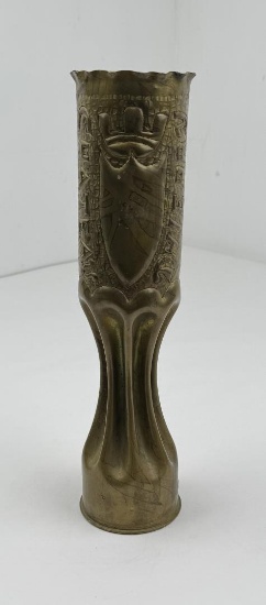 WW1 WWI Trench Art Vase French Chateau Thierry