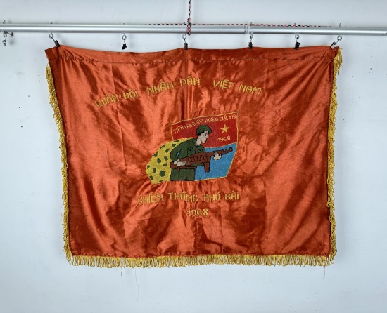 1968 Vietnam War NVA Regimental Banner