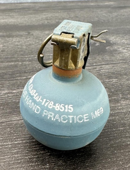 Inert Vietnam War Baseball Practice Grenade