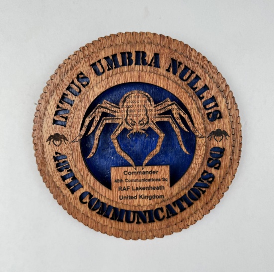 USAF 48th Communications Squadron Plaque