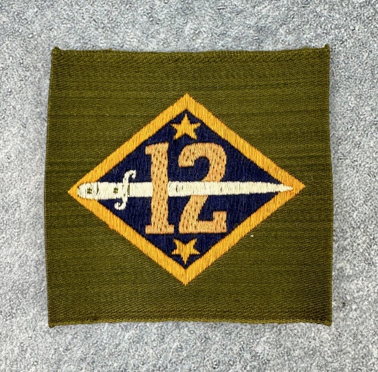 WWI WW1 12th Division Liberty Loan Patch