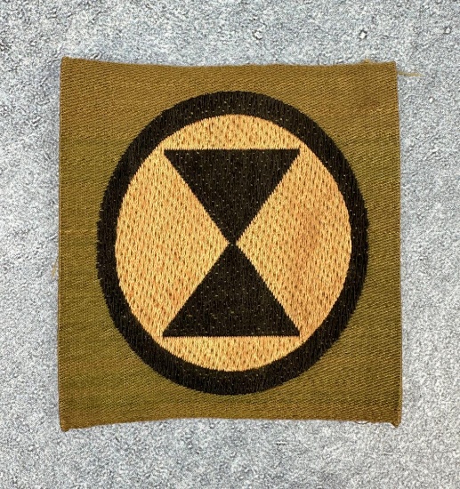 WWI WW1 7th Infantry Division Liberty Loan Patch