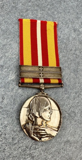 WW2 Named Voluntary Medical Service Medal