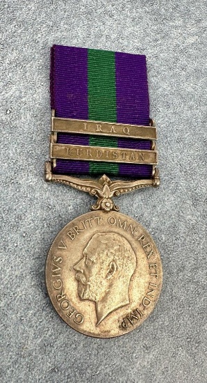 Named DVR Silver Iraq Kurdistan GV Service Medal
