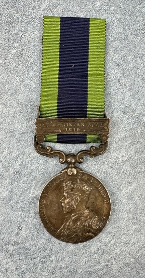 Named British India General Service Medal GV