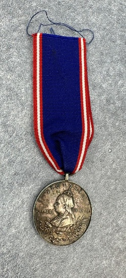 Queen Victoria India Memorial Medal