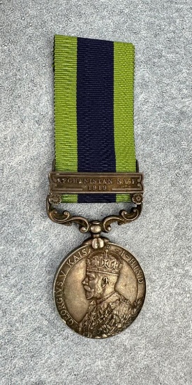 Named 1919 British Afghanistan Campaign Medal