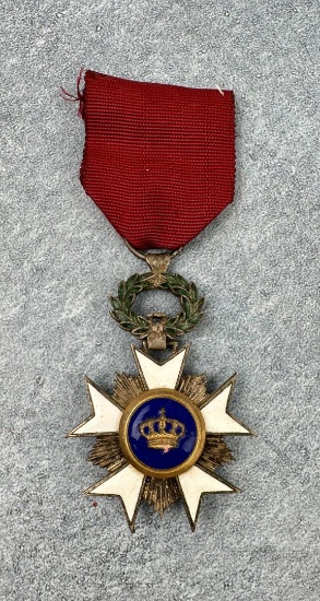 WWI Belgium Order of the Crown Medal