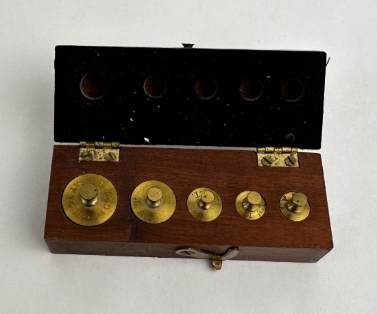 Christian Becker Assayers Scale Weight Set