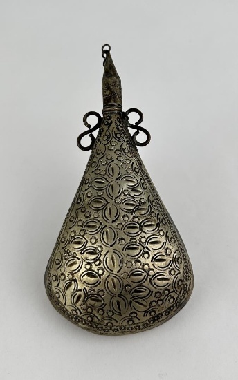 Antique Islamic Arab Omani Powder Flask