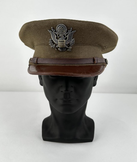 WW2 US Army Officers Peaked Hat