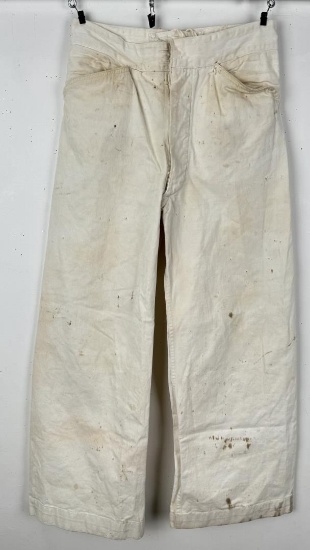 Spanish American WWI US Navy White Trousers