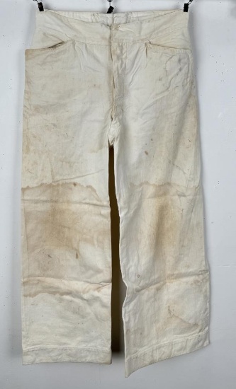 Spanish American WWI US Navy White Trousers
