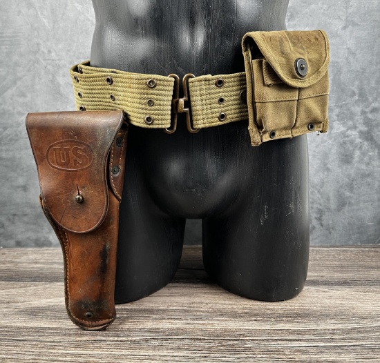 WW2 Colt 1911 Pistol Belt